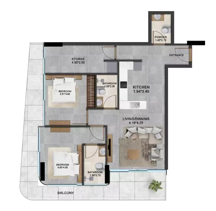 ALTA by Meteora — floor plan