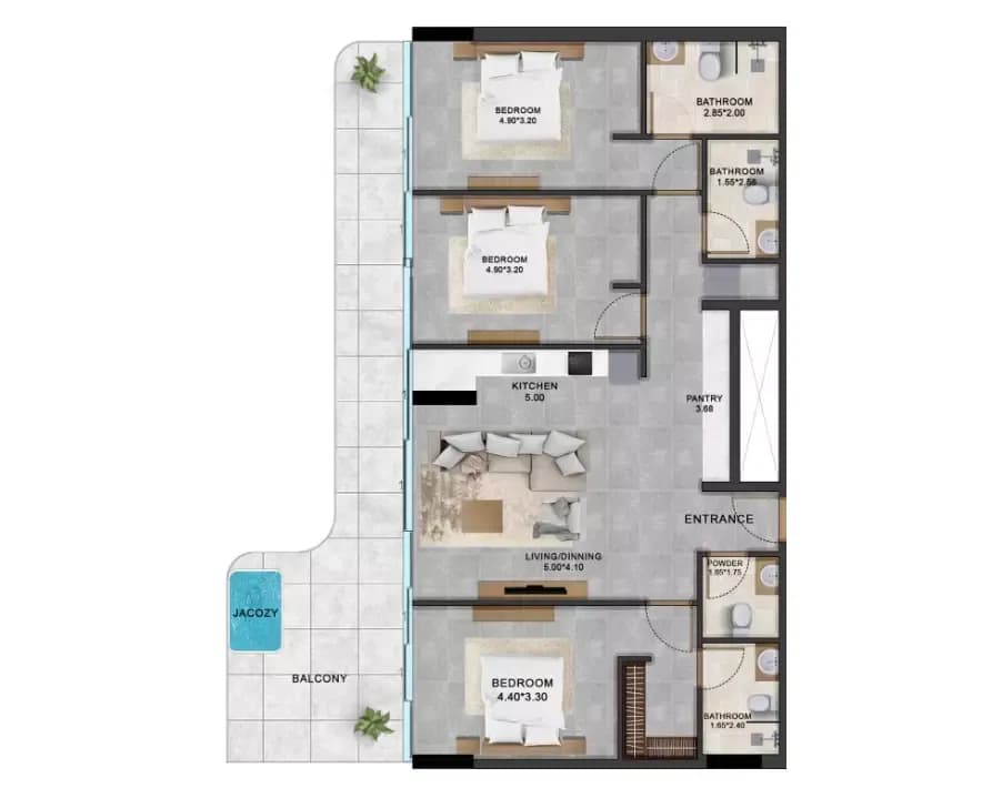 ALTA by Meteora — floor plan