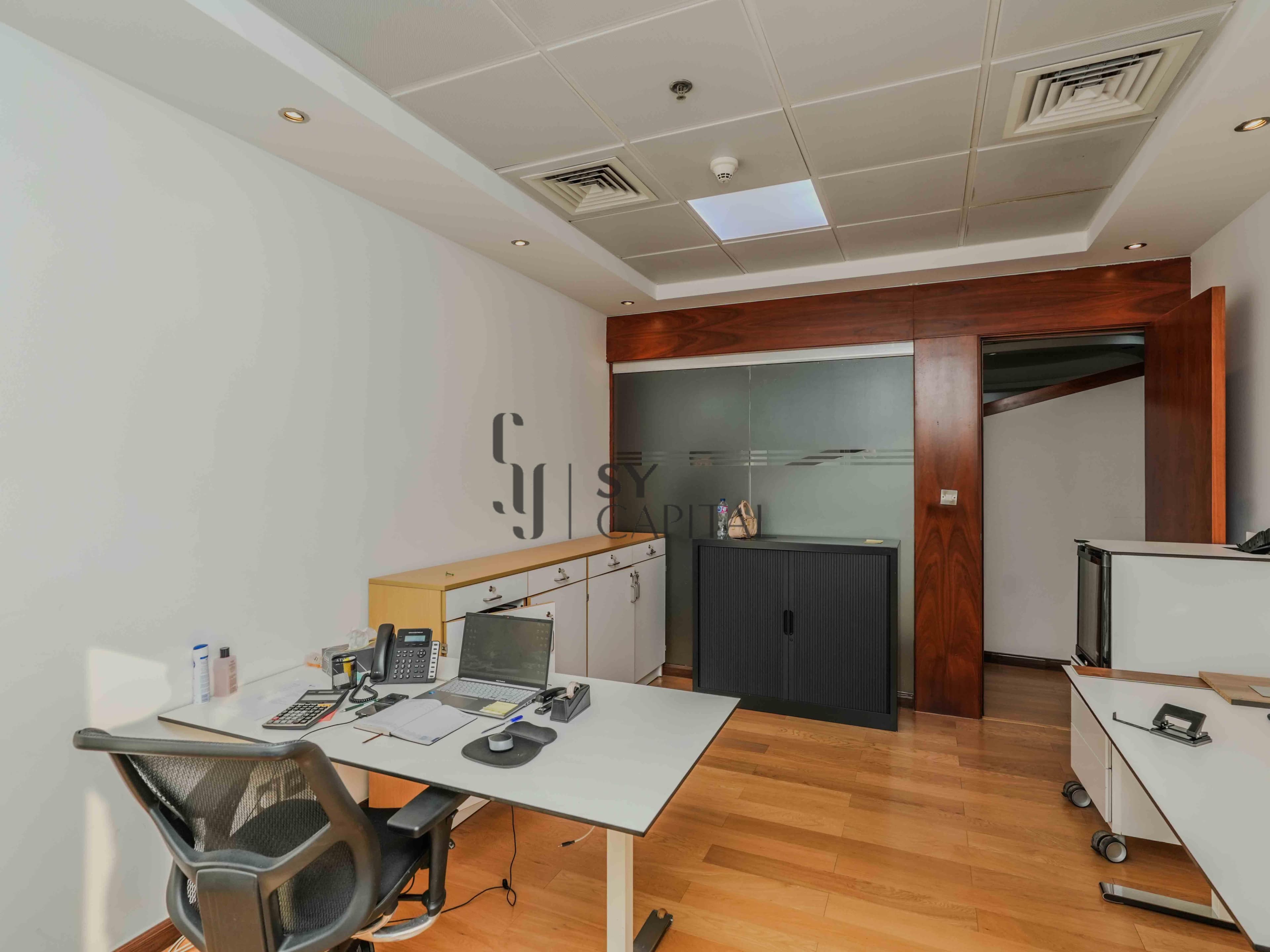 Furnished Half-Floor Office | Burj Khalifa View