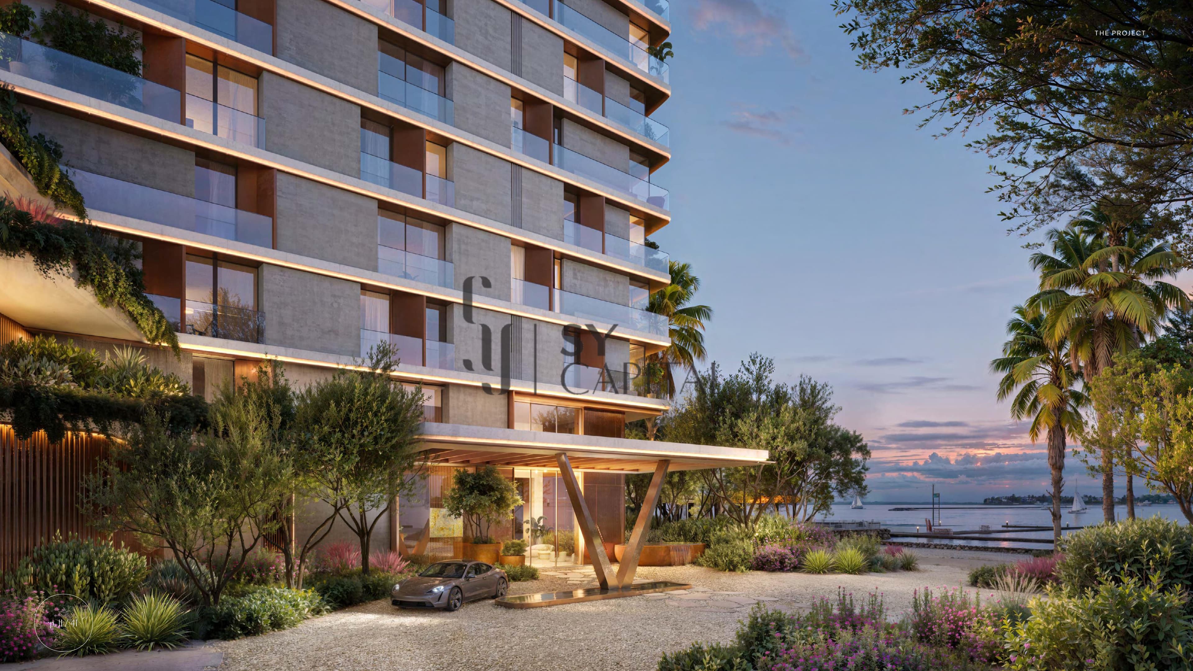 Sea and skyline and Sunset View | High Floor