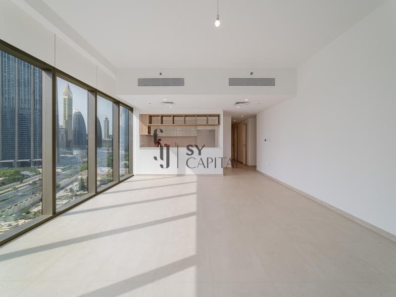 Full Burj Khalifa View | Corner Unit | Vacant