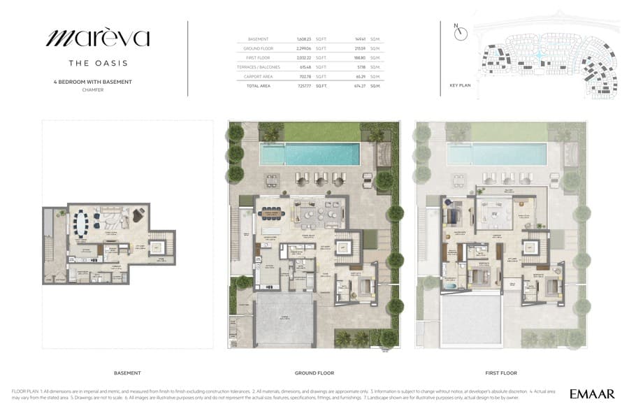 Mareva at The Oasis — floor plan