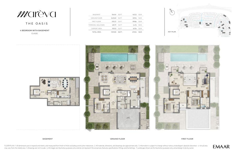 Mareva at The Oasis — floor plan