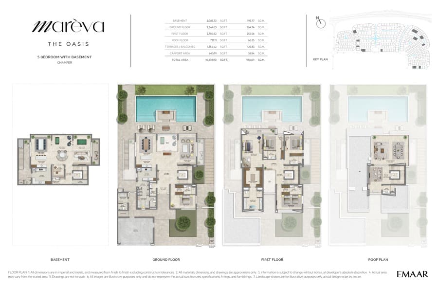 Mareva at The Oasis — floor plan