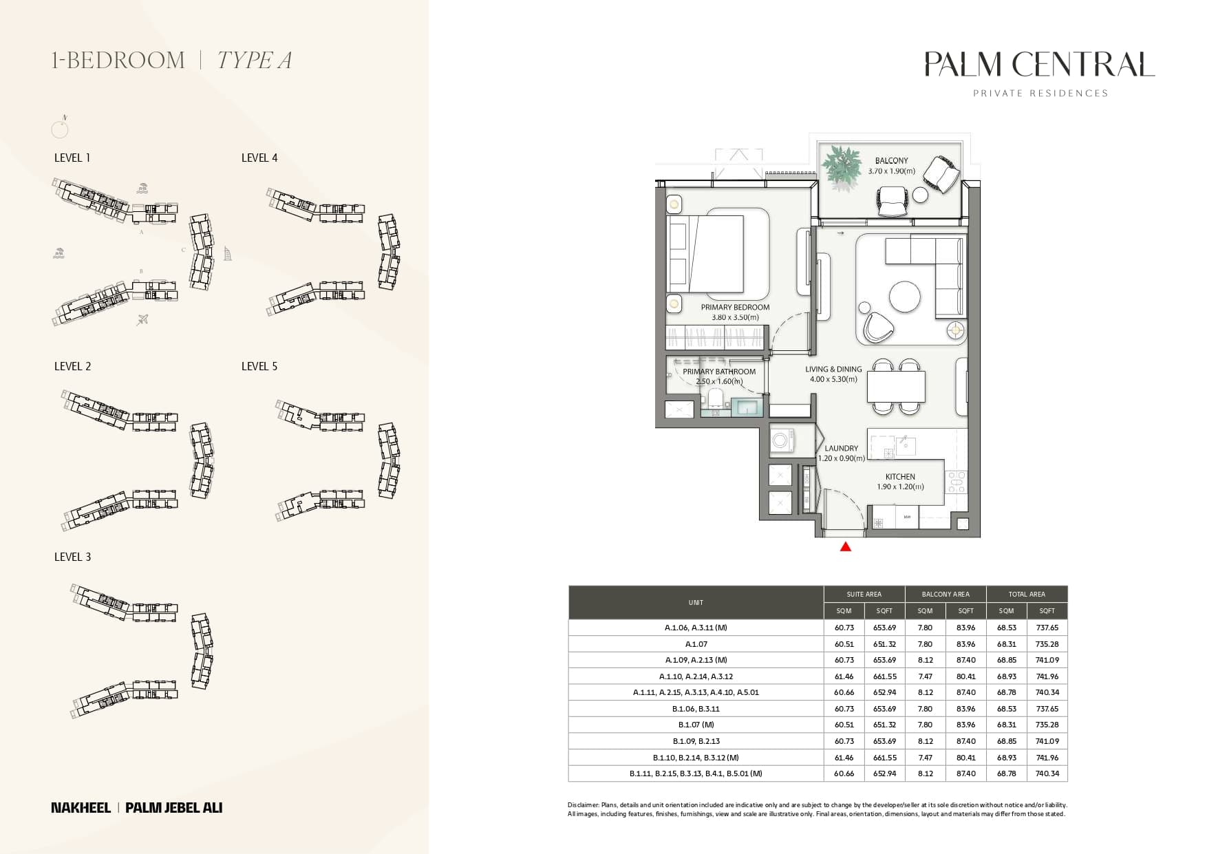 Palm Central Private Residences — floor plan
