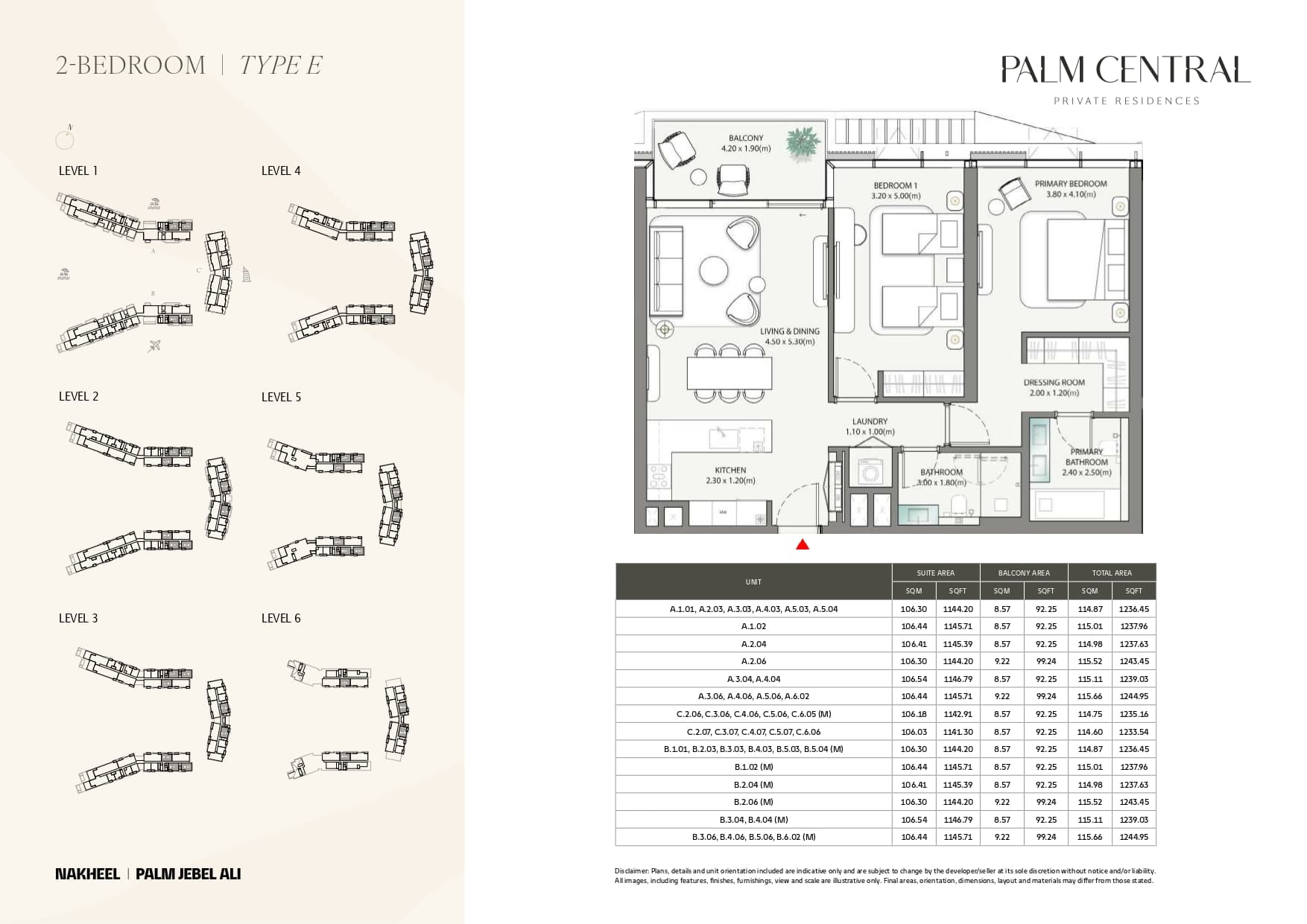 Palm Central Private Residences — floor plan