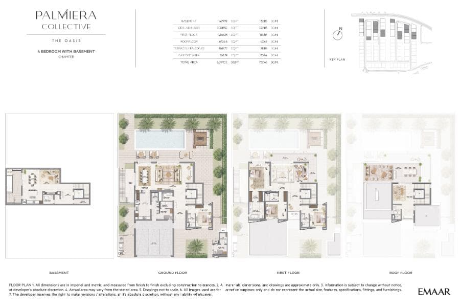 Palmiera Collective — floor plan