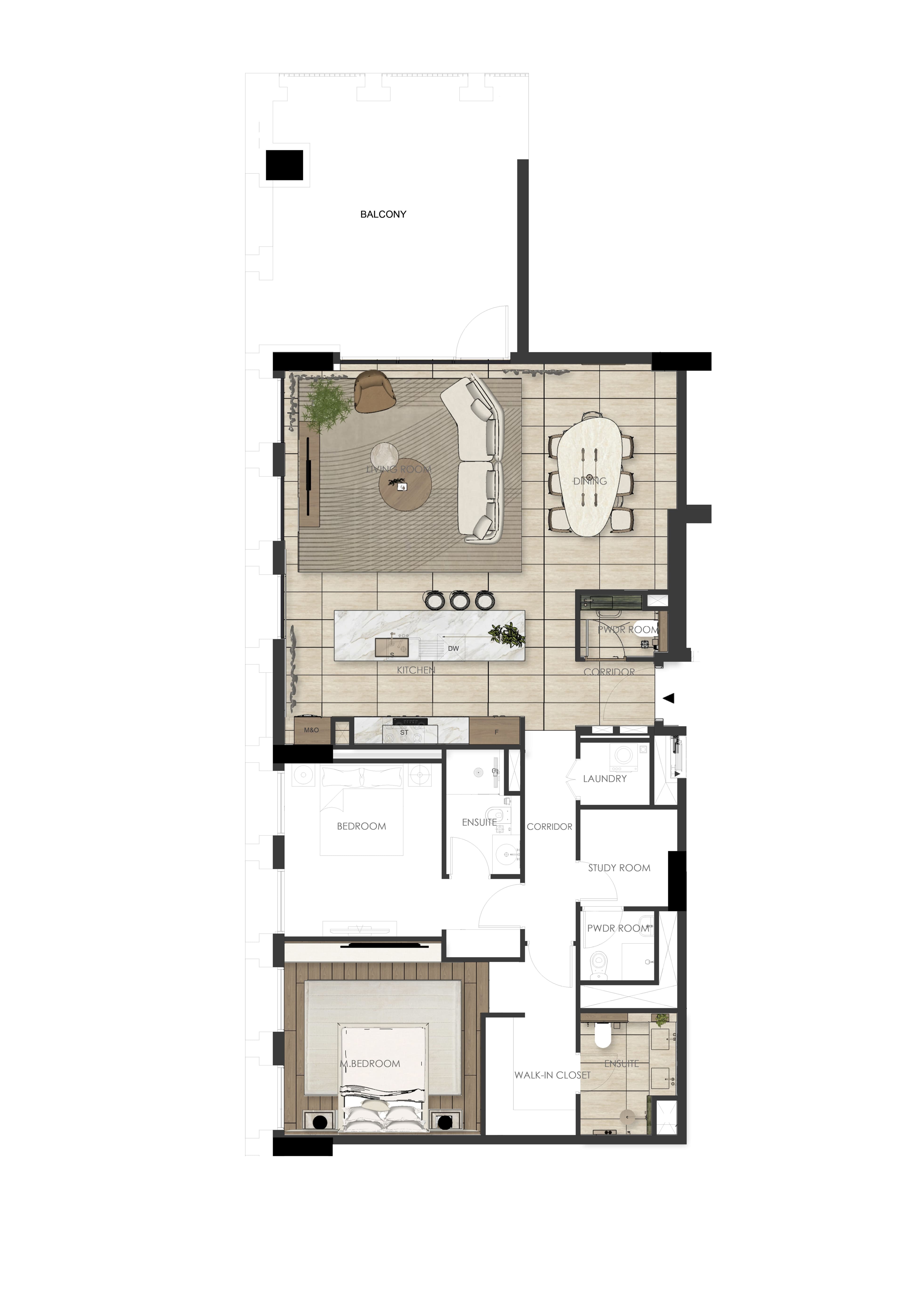 Tura Residence — floor plan
