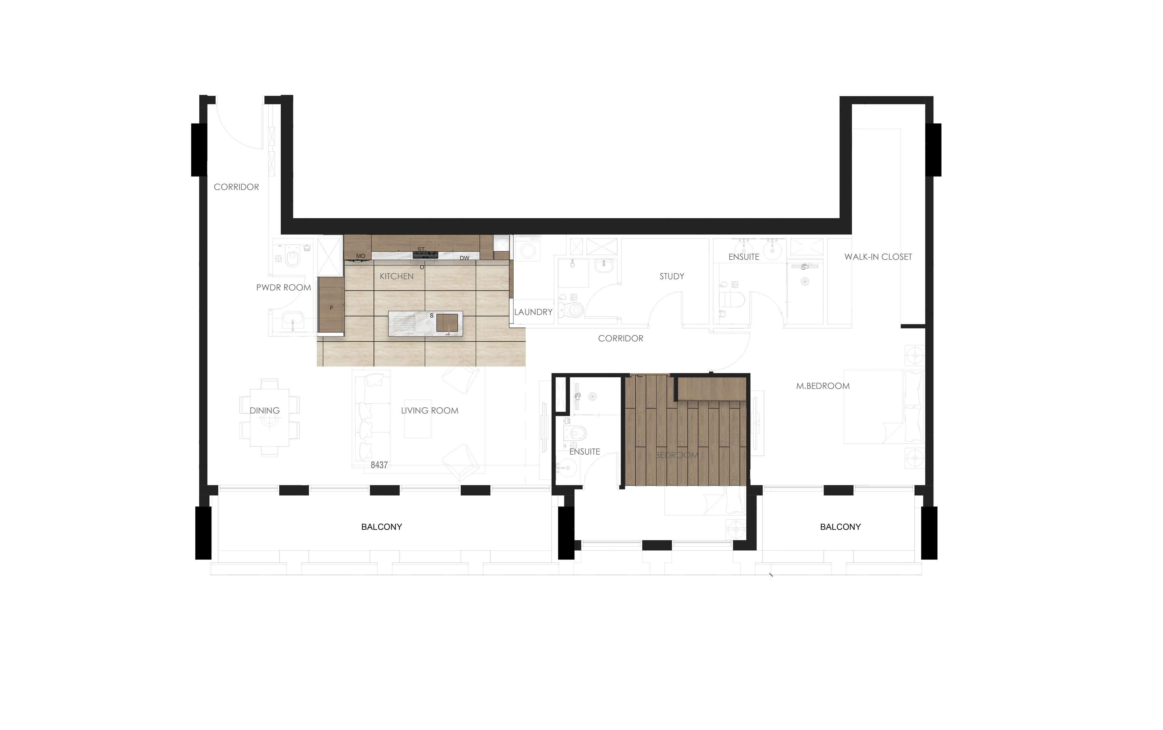 Tura Residence — floor plan