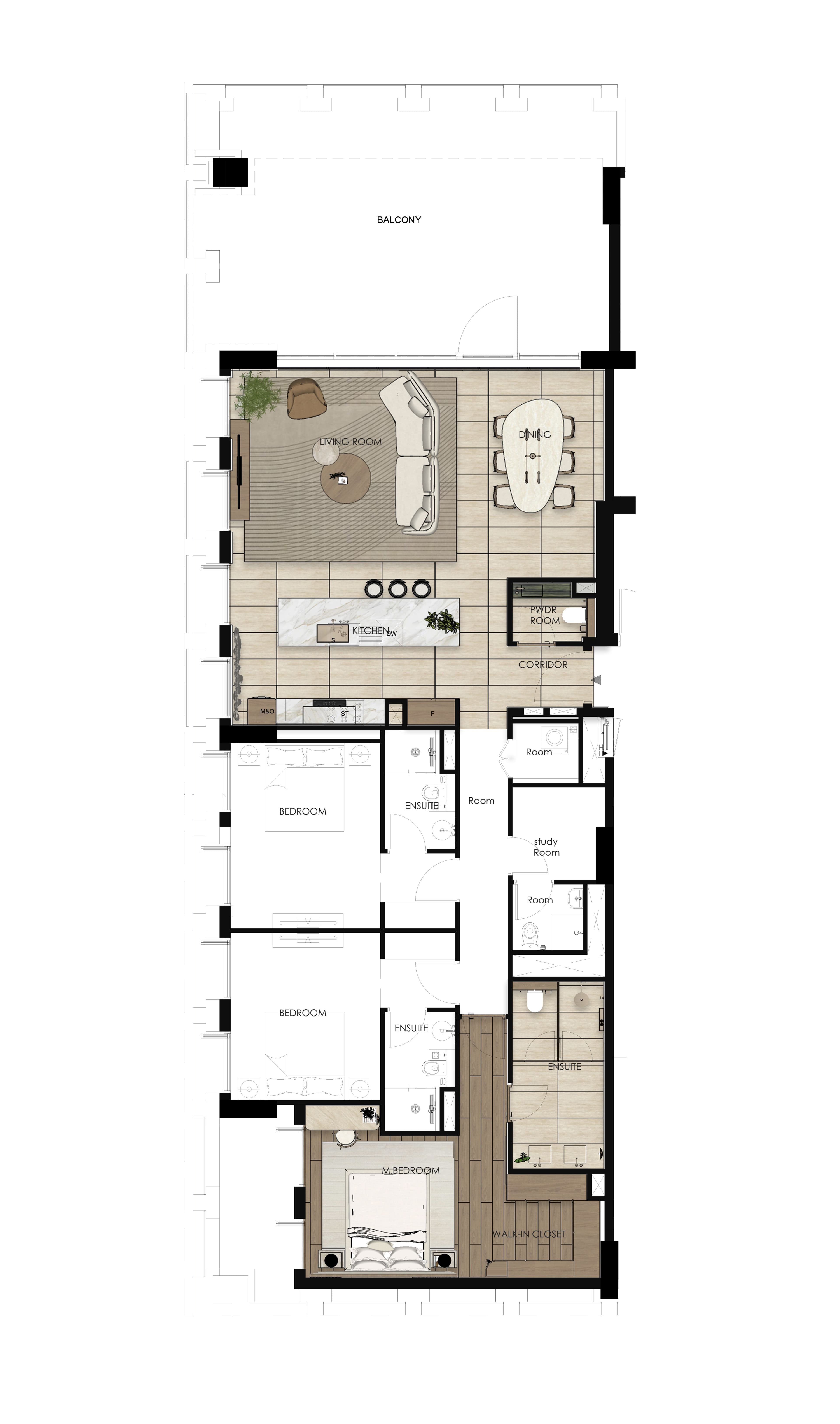 Tura Residence — floor plan
