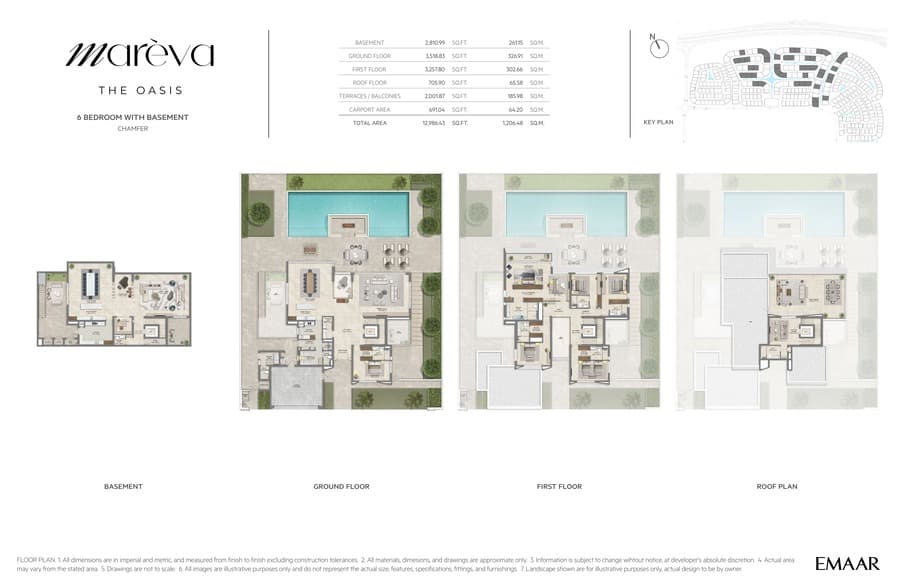 Mareva at The Oasis — floor plan