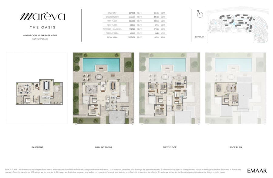 Mareva at The Oasis — floor plan