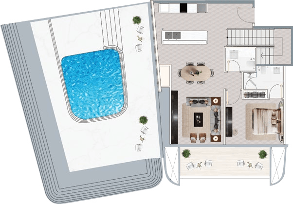Mercedes-Benz Places Binghatti City — floor plan