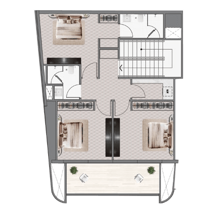 Mercedes-Benz Places Binghatti City — floor plan