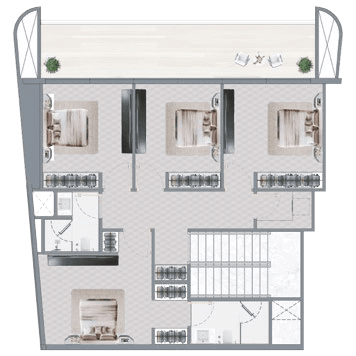Mercedes-Benz Places Binghatti City — floor plan