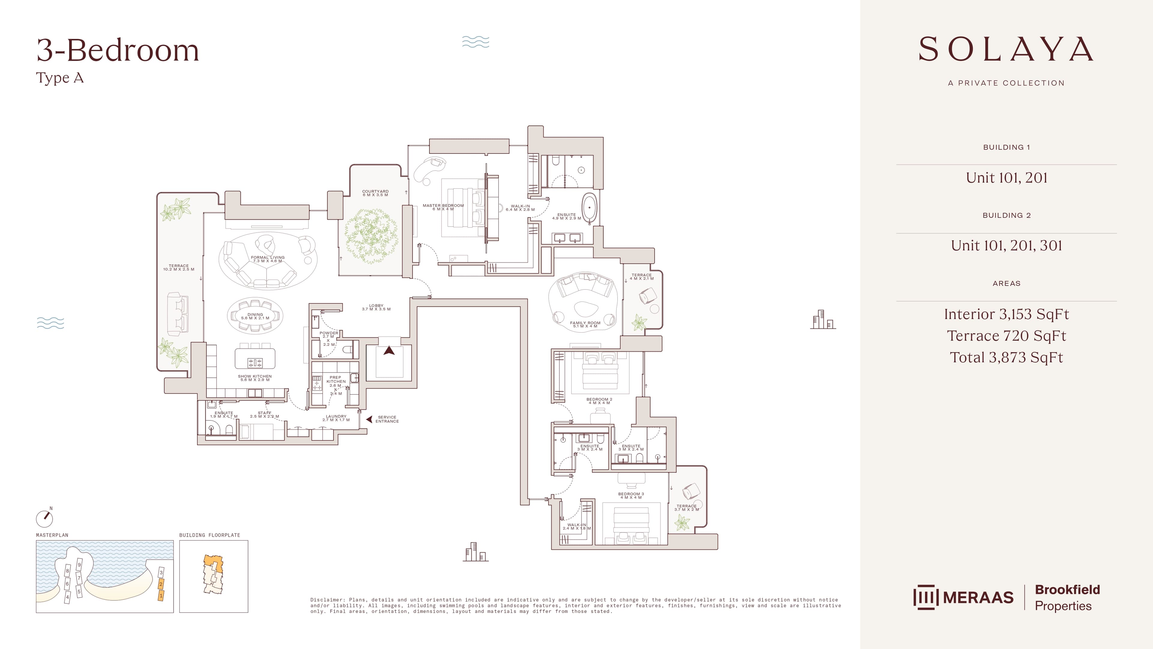 Solaya by Meraas — floor plan
