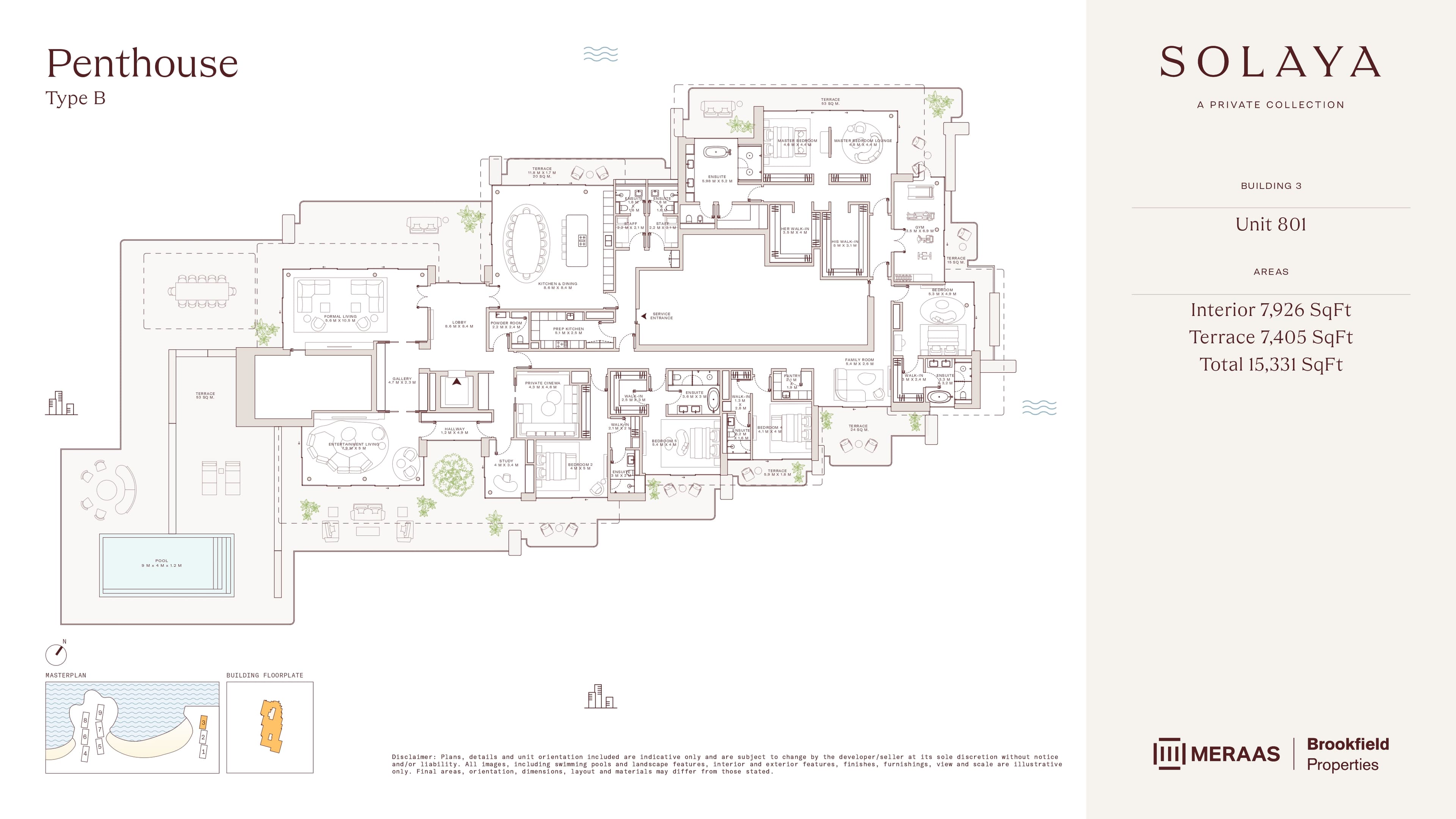 Solaya by Meraas — floor plan