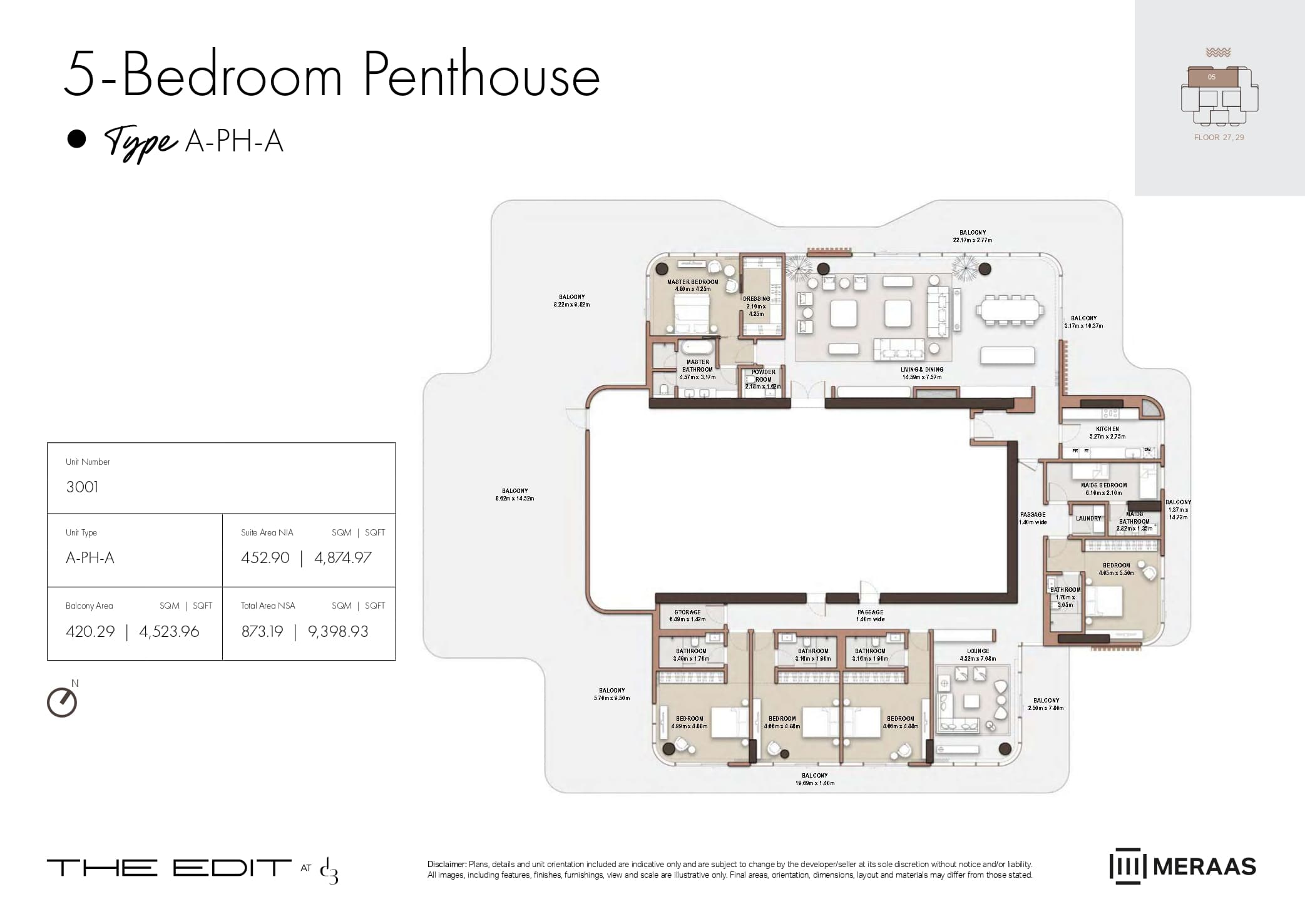 The Edit at d3 — floor plan